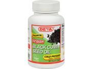 Deva Vegan Vitamins Black Cumin Seed Oil - 90 Vegetarian Capsules Fish Oil And Omegas