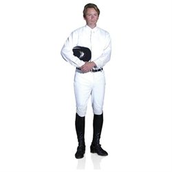 Ovation Mens DX Front Zip Knee Patch Riding Breech