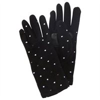 Echo Touch Pop Dot Glove Black By Echo Design