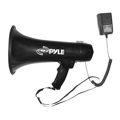 Pyle Pmp43in Pmp43in 40w Professional Megaphone / Bullhorn With Siren And 3.5mm Aux-in For Digital Music/ipod