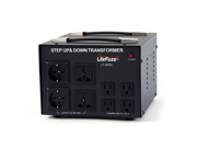Litefuze Lt-5000 5000 Watt Voltage Converter Transformer - Step Up/down - 110v/220v - Circuit Breaker Protection