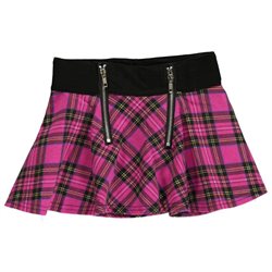 Baby Phat Little Girls' Toddler Punk Zip Scooter Skirt (Sizes 2T - 4T)