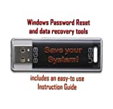 Computer Password Reset & Data Recovery Tools for Windows - on 8GB USB Flash Drive