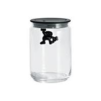 Alessi Gianni Black Storage Jar - 15cm