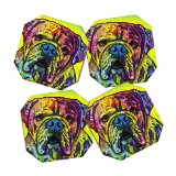 DENY Designs 4-Piece Dean Russo Hey Bulldog Coaster Set