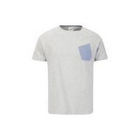 Boxfresh Men's Liwaey Chambray Pocket T-Shirt - Grey Marl