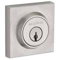 Baldwin DC.CSD Contemporary Square Keyed Entry Double Cylinder Deadbolt