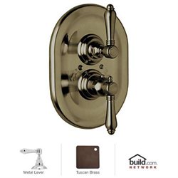 A4909LMTCB Country Bath Collection Trim Only for Therm/Volume Concealed Valve: Tuscan