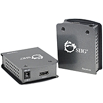 Siig Hdmi Extender Over Single Cat6 With Hdmi Loop-out - 1 Input Device - 2 Output Device - 246 Ft Range - 2 X Network (rj-45) - 1 X Hdmi In - 1 X Hdmi Out - 1920 X 1080 - Category 6 Ce-h21411-s1