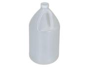 Jug-1 Rnd Plastic Jug, 1 Gal, White, W/cap