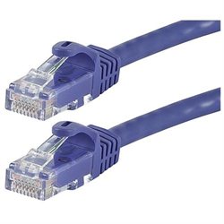 3FT FLEXboot Series 24AWG Cat6 550MHz UTP Bare Copper Ethernet Network Cable - Purple
