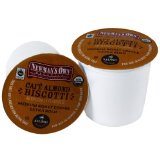 Newman's Own Organics Cafe Almond Biscotti Coffee Keurig K-Cups, 108 Count