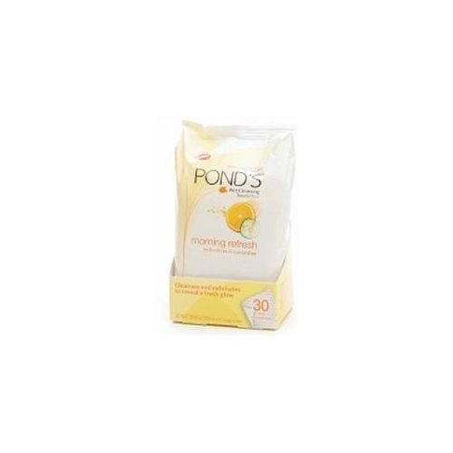 Pond's Wet Cleansing Towelettes, Morning Refresh with Citrus & Cucumber 30 ct