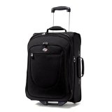 American Tourister Luggage Splash 21 Upright Suitcase, Black, 21 Inch