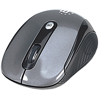 Manhattan Wireless Optical Usb Mouse, 2000 Dpi, Black/silver - 2.4 Ghz Rf Technology Offers Wireless Freedom With Effective Range Up To 33'; Windows And Mac Compatible 177795
