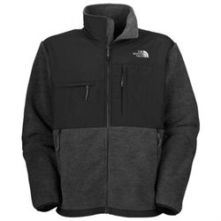 The North Face Denali Jacket - Men's, R Charcoal Grey Heather/TNF Black, XXL