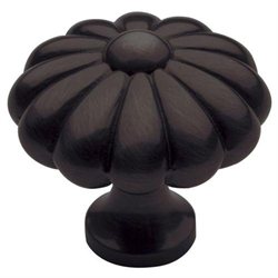 Baldwin 4459 1-2/5 Inch Diameter Solid Brass Mushroom Knob from the Melon Collec