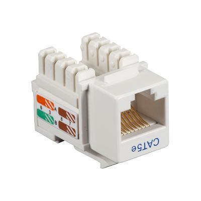 Black Box Cat5ej-wh-25pak Connect Cat5e Keystone Jack - Unshielded  Rj-45  White  25-pack