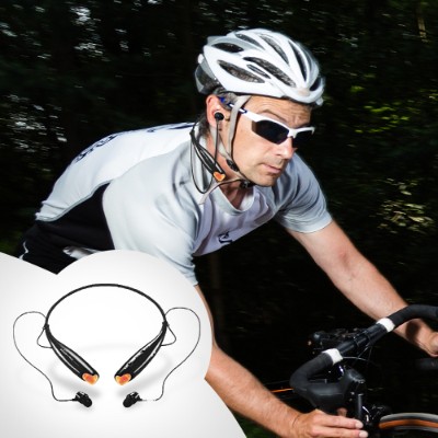 Worry Free Gadgets Headset -black Wireless Bluetooth Stereo Headset Headphones For Iphone & Ipad  Smartphones & Tablets - Black