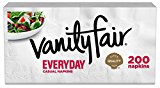 Vanity Fair Everyday Napkins, 200 Count Paper Napkins (Packaging Design May Vary)