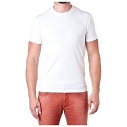 Next Level Apparel Men's Premium Cotton Blend Crewneck Shirt, Classic White, Size X-Large