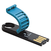 Verbatim 8gb Micro Plus Usb Flash Drive - Caribbean Blue - 8gb - Carribean Blue - 1 Pack - Rugged Design, Password Protection, Dust Proof, Water Resistant" 97759