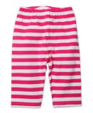 Zutano Baby-Girls Infant Primary Stripe Pant, Fuchsia/White, 24 Months