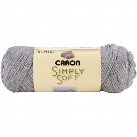 Simply Soft Heather Yarn-Soft Grey
