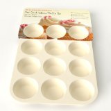 Silicone Muffin Pan - 12 Cup Nonstick Silicone Cupcake Tin. Like Recommended on Food Network. Perfect for Favorite Cupcake & Muffin Recipes Like Blueberry Muffins, Banana Muffins, Healthy Bran Muffins, Cheesecake Cupcakes and Other Favorite Desserts