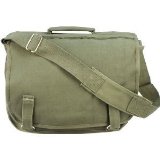 Olive Drab Danish European School Shoulder Messenger Bag