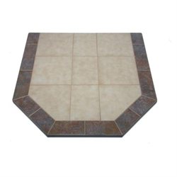 NY Hearth Autumn Eve 48 x 48 Two-Toned Hearth Pad
