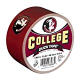 Duck Brand 240087 Florida State University College Logo Duct Tape, 1.88-Inch by 10 Yards, Single Roll
