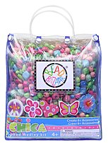 Bead Bazaar Bead2033 Chica Medley Bead Kit For Ages 4 And Up - Blue