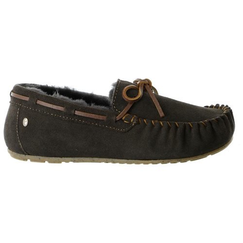 Emu Australia Amity Fur Moccasin Loafer Slip On Shoe