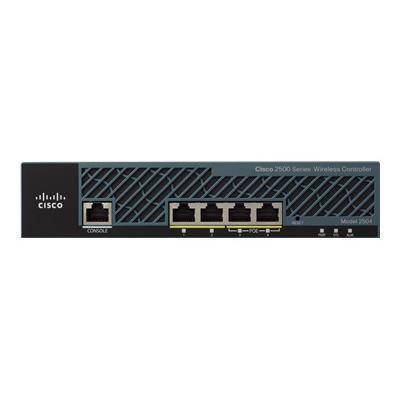 Cisco Air-ct2504-50-k9 2504 Wireless Controller - Network Management Device - 4 Ports - 50 Maps (managed Access Points) - Gige - 1u