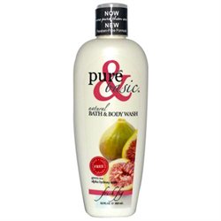 Pure & Basic 0103499 Natural Bath and Body Wash Fresh Fig - 12 fl oz
