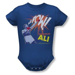 Wicked Tees Baby-Boys Ali Ka Pow Large Royal T-Shirt