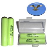 HQRP 4-Pack AAA NiMH Rechargeable Batteries for ECTACO jetBook mini Electronic Bible / Quran in English / Torah in English eBook reader plus HQRP Coaster