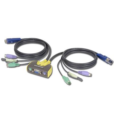 Iogear Gcs612a Miniview Micro Audio Kvm Switch Gcs612a - Kvm / Audio Switch - 2 X Kvm / Audio - 1 Local User - Desktop