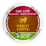 Marley Coffee, One Love, 100% Organic Ethiopia Yirgacheffe, Medium Roast, 24 Single Serve RealCups