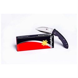 SPYDERCO Spyderco Lum Chinese Folder Nishijin Carbon Fiber PlainEdge Knife