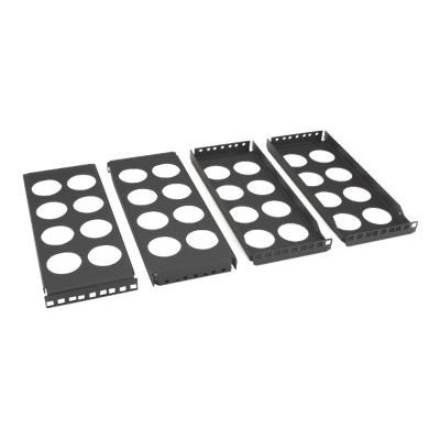 Black Box Cb2-3u Center-mount Conversion Brackets - Rack Rail Adapter - 3u (pack Of 2) - For  Open Frame Rack  Open Frame Rack