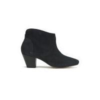 H Shoes by Hudson Women's Kiver Suede Heeled Ankle Boots - Black