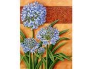 Carolines Treasures Jyj0072chf Agapanthus By Judith Yates Flag Canvas House Size