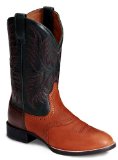 Ariat 2258 Men's Heritage Stockman Boot Cedar/Green Deertan 8.5 EE US