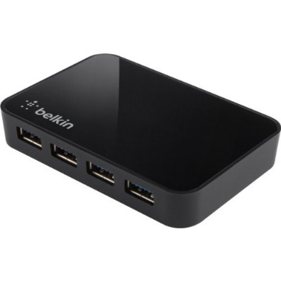 Belkin F4u058tt Superspeed Usb 3.0 4-port Hub - 4 Ports - Desktop