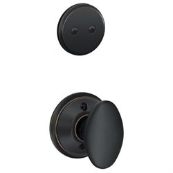 Schlage F94-SIE Siena Knob Dummy Interior Pack from the F-Series