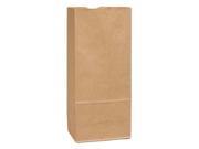 Grocery Bag Flat Bottom 25# Brown, Pk500