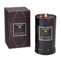 Slender Glass Candle - Makassar Ebony & Peach By Voluspa