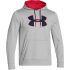 Under Armour Men's Af Storm Big Logo Hoody - True Grey Heather/Red/Academy